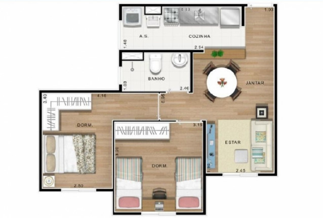 Imagem Apartamento com 2 Quartos à Venda, 50 m² em Parque Nova Veneza - Sumaré Imagem Apartamento com 2 Quartos à Venda, 50 m² em Parque Nova Veneza - Sumaré