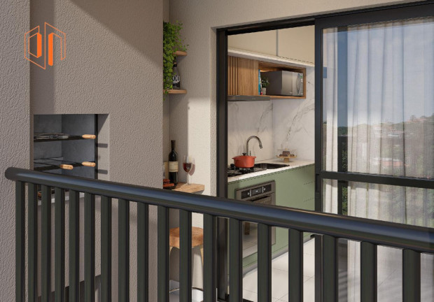 Imagem Apartamento com 2 Quartos à Venda, 46 m² em Vargem Grande - Pinhais
