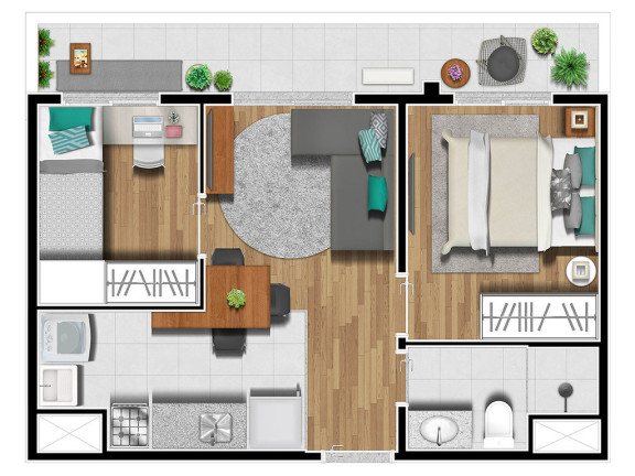 Imagem Apartamento com 2 Quartos à Venda, 35 m² em Jardim Avelino - São Paulo