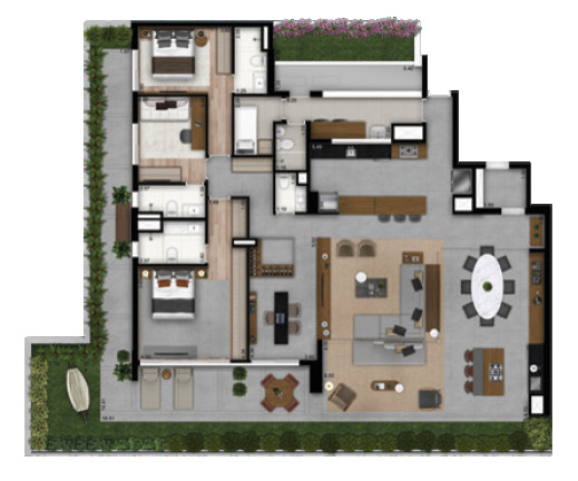 Imagem Apartamento com 4 Quartos à Venda, 394 m² em Brooklin Paulista - São Paulo Imagem Apartamento com 4 Quartos à Venda, 394 m² em Brooklin Paulista - São Paulo