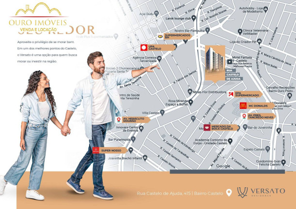 Imagem Apartamento com 2 Quartos à Venda, 56 m² em Castelo - Belo Horizonte
