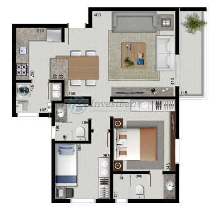 Imagem Apartamento com 2 Quartos à Venda, 73 m² em Cristo Rei - Curitiba