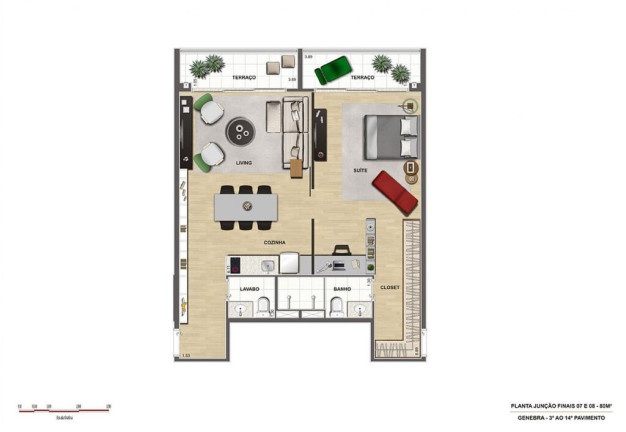 Imagem Imóvel com 1 Quarto à Venda, 49 m² em Centro - São Paulo