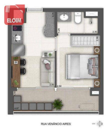 Imagem Apartamento com 1 Quarto à Venda, 31 m² em Pompeia - São Paulo Imagem Apartamento com 1 Quarto à Venda, 31 m² em Pompeia - São Paulo