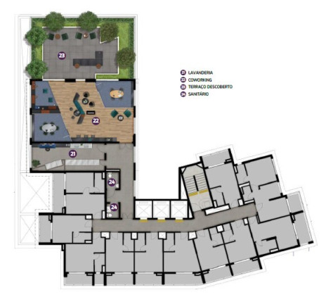 Imagem Apartamento à Venda, 22 m² em Campo Belo - São Paulo Imagem Apartamento à Venda, 22 m² em Campo Belo - São Paulo