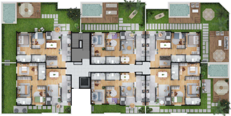 Imagem Apartamento com 2 Quartos à Venda, 52 m² em Hauer - Curitiba
