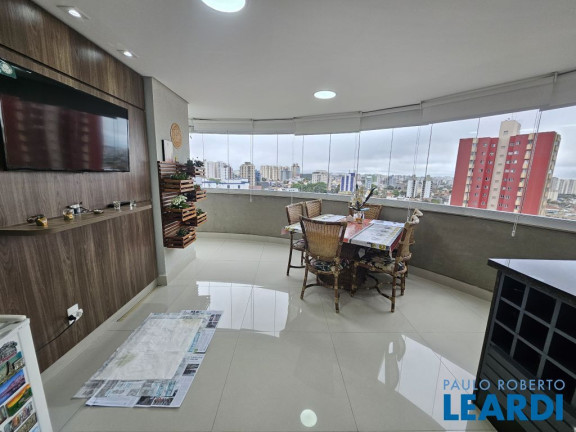 Imagem Apartamento com 3 Quartos à Venda, 126 m² em Vila Scarpelli - Santo André