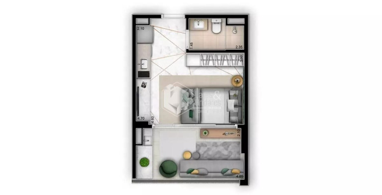 Imagem Imóvel com 1 Quarto à Venda, 35 m² em Indianópolis - São Paulo Imagem Imóvel com 1 Quarto à Venda, 35 m² em Indianópolis - São Paulo