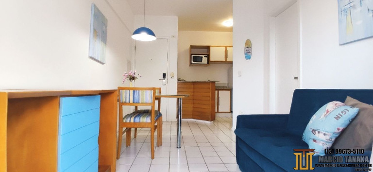 Imagem Flat com 1 Quarto para Alugar ou Temporada, 38 m² em Riviera - Bertioga