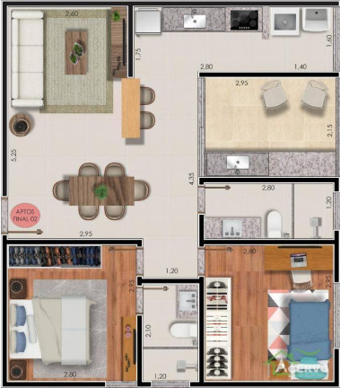 Imagem Apartamento com 2 Quartos à Venda, 75 m² em Bairu - Juiz De Fora Imagem Apartamento com 2 Quartos à Venda, 75 m² em Bairu - Juiz De Fora