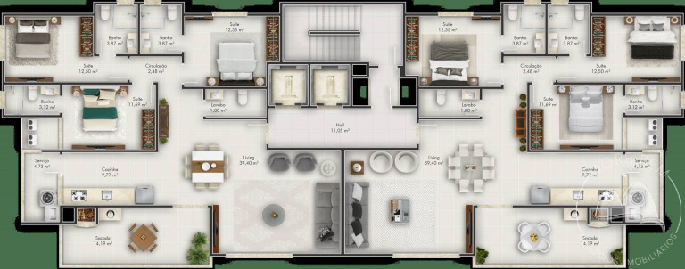 Imagem Apartamento com 3 Quartos à Venda, 142 m² em Meia Praia - Itapema Imagem Apartamento com 3 Quartos à Venda, 142 m² em Meia Praia - Itapema