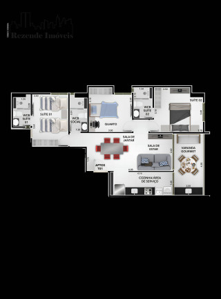 Imagem Apartamento com 3 Quartos à Venda, 80 m² em Bessa - João Pessoa Imagem Apartamento com 3 Quartos à Venda, 80 m² em Bessa - João Pessoa