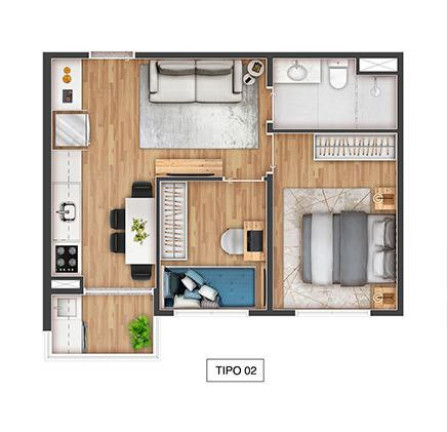 Imagem Imóvel com 2 Quartos à Venda, 40 m² em Saúde - São Paulo