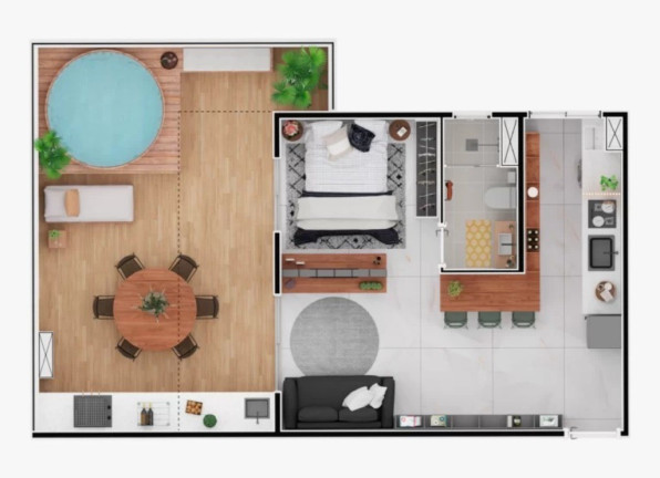 Imagem Apartamento com 1 Quarto à Venda, 43 m² em Nova Petrópolis - São Bernardo Do Campo Imagem Apartamento com 1 Quarto à Venda, 43 m² em Nova Petrópolis - São Bernardo Do Campo