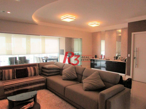 Imagem Apartamento com 3 Quartos para Alugar, 178 m² em Gonzaga - Santos Imagem Apartamento com 3 Quartos para Alugar, 178 m² em Gonzaga - Santos