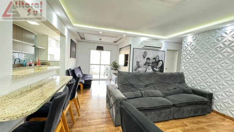Apartamento com 2 Quartos à Venda, 100 m² em Guilhermina - Praia Grande