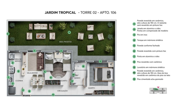 Imagem Apartamento com 2 Quartos à Venda, 84 m² em Portal Do Sol - João Pessoa