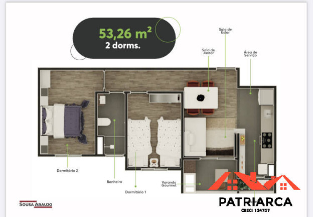 Imagem Apartamento com 2 Quartos à Venda, 56 m² em Jardim Nova Hortolândia I - Hortolândia Imagem Apartamento com 2 Quartos à Venda, 56 m² em Jardim Nova Hortolândia I - Hortolândia