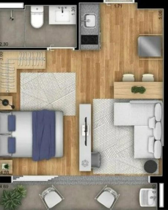 Imagem Apartamento com 1 Quarto à Venda, 33 m² em Cristo Rei - Curitiba Imagem Apartamento com 1 Quarto à Venda, 33 m² em Cristo Rei - Curitiba