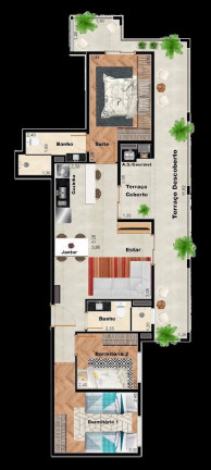 Imagem Apartamento com 3 Quartos à Venda, 80 m² em Vila Ré - São Paulo