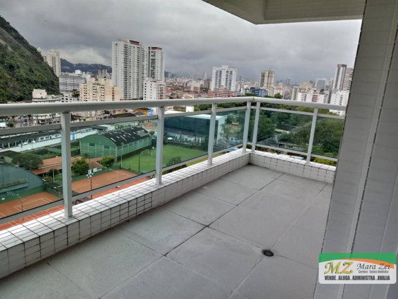 Imagem Apartamento com 3 Quartos para Alugar, 90 m² em José Menino - Santos