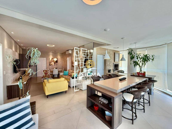 Apartamento com 3 Quartos à Venda, 132 m² em Enseada - Guarujá