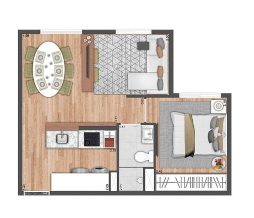 Imagem Imóvel com 2 Quartos à Venda, 34 m² em Vila Santa Catarina - São Paulo Imagem Imóvel com 2 Quartos à Venda, 34 m² em Vila Santa Catarina - São Paulo