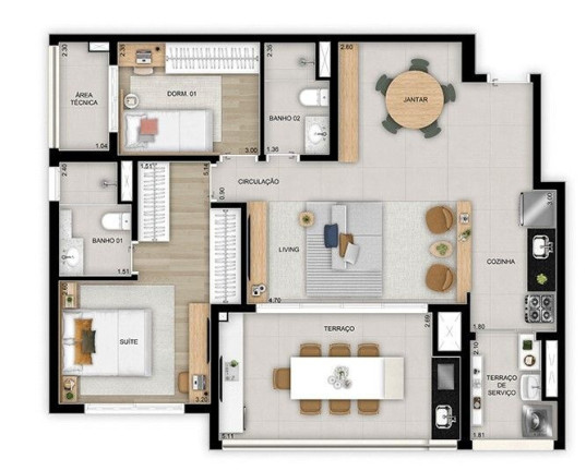 Imagem Apartamento com 3 Quartos à Venda, 114 m² em Vila Ema - São Paulo Imagem Apartamento com 3 Quartos à Venda, 114 m² em Vila Ema - São Paulo