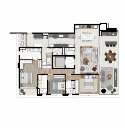 Imagem Apartamento com 3 Quartos à Venda, 186 m² em Moema - São Paulo