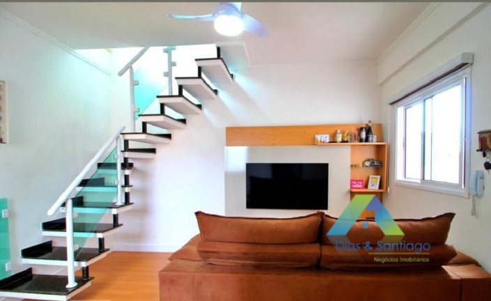 Imagem Cobertura com 3 Quartos à Venda, 88 m² em Vila Tibiriçá - Santo André