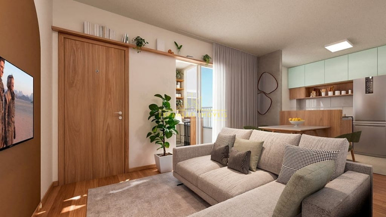 Apartamento com 2 Quartos à Venda, 44 m² em Forquilhas - São José