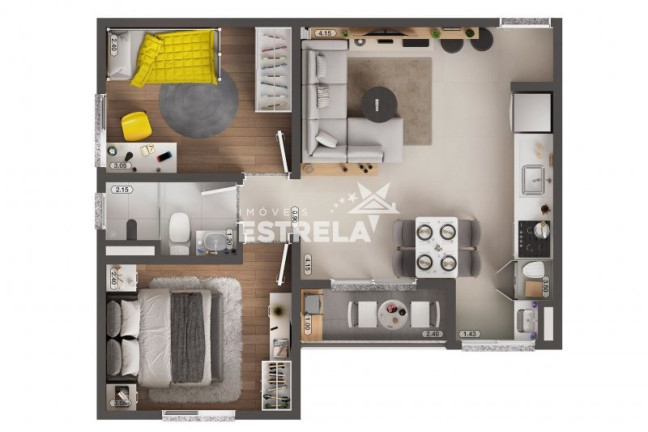 Imagem Apartamento com 2 Quartos à Venda, 45 m² em Recanto Vista Alegre - Cotia Imagem Apartamento com 2 Quartos à Venda, 45 m² em Recanto Vista Alegre - Cotia