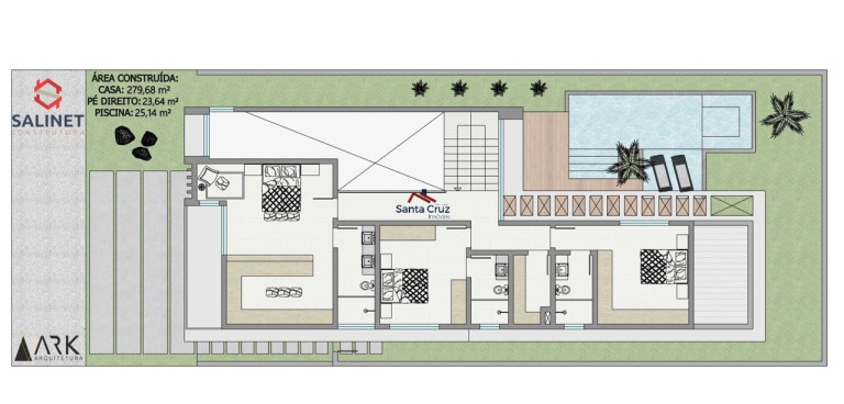 Imagem Sobrado com 3 Quartos à Venda, 361 m² em Jardim Dourado - Porto Belo