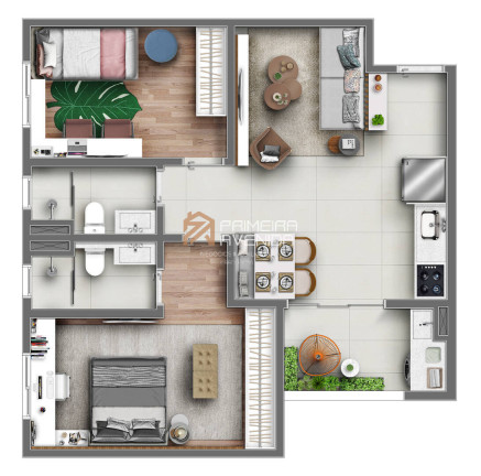 Imagem Apartamento com 3 Quartos à Venda, 58 m² em Jardim Ismênia - São José Dos Campos