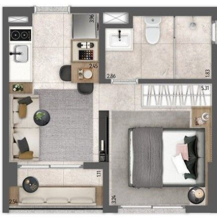 Imagem Apartamento com 1 Quarto à Venda, 30 m² em Vila Mariana - São Paulo