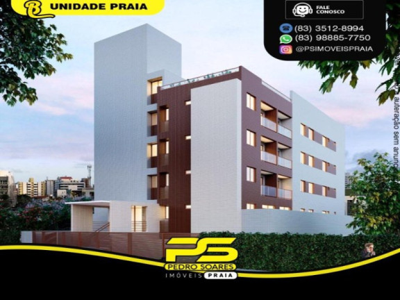 Apartamento com 2 Quartos à Venda, 58 m² em Jardim Oceania - João Pessoa
