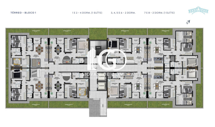 Imagem Apartamento com 4 Quartos à Venda, 68 m² em São Francisco - Criciúma
