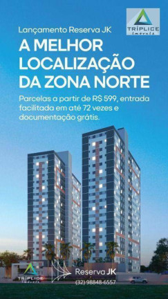 Imagem Apartamento com 2 Quartos à Venda, 40 m² em Santa Cruz - Juiz De Fora