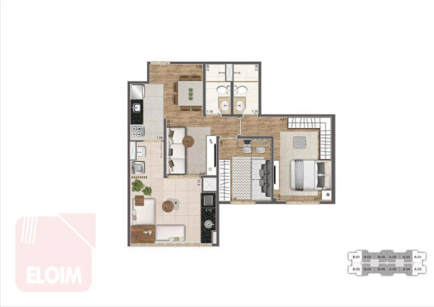 Imagem Apartamento com 3 Quartos à Venda, 83 m² em Barra Funda - São Paulo