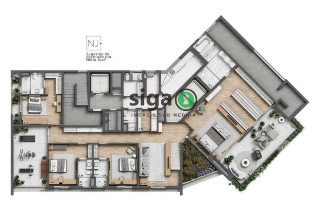 Imagem Apartamento com 4 Quartos à Venda, 663 m² em Jardins - São Paulo Imagem Apartamento com 4 Quartos à Venda, 663 m² em Jardins - São Paulo