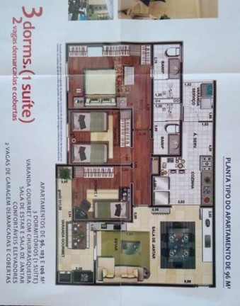 Imagem Apartamento com 3 Quartos à Venda, 96 m² em Capela - Vinhedo Imagem Apartamento com 3 Quartos à Venda, 96 m² em Capela - Vinhedo