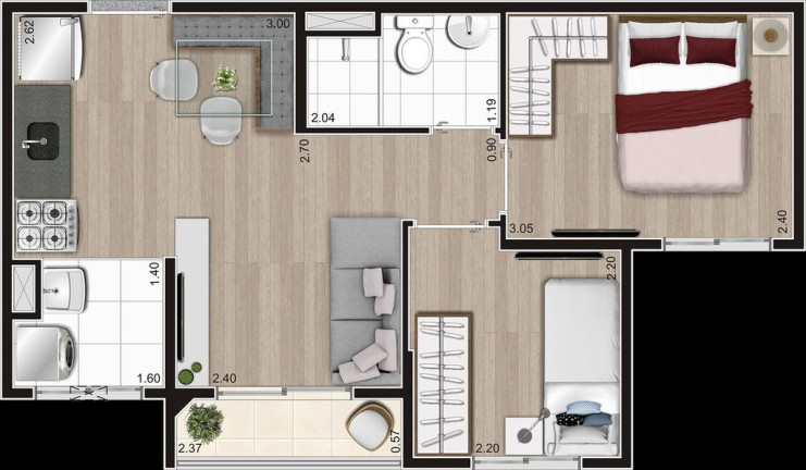 Imagem Apartamento com 2 Quartos à Venda, 37 m² em Vila Moraes - São Paulo