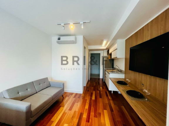 Imagem Apartamento com 1 Quarto para Alugar, 33 m² em Brooklin  - São Paulo