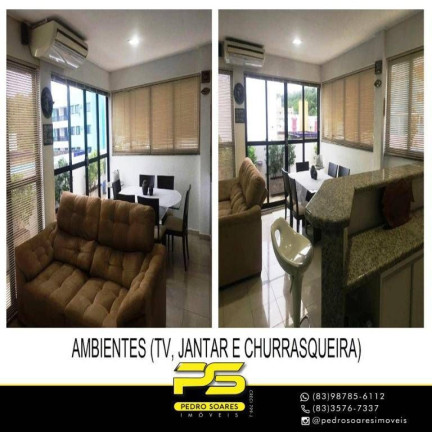 Imagem Cobertura com 3 Quartos à Venda, 284 m² em Cabo Branco - João Pessoa Imagem Cobertura com 3 Quartos à Venda, 284 m² em Cabo Branco - João Pessoa