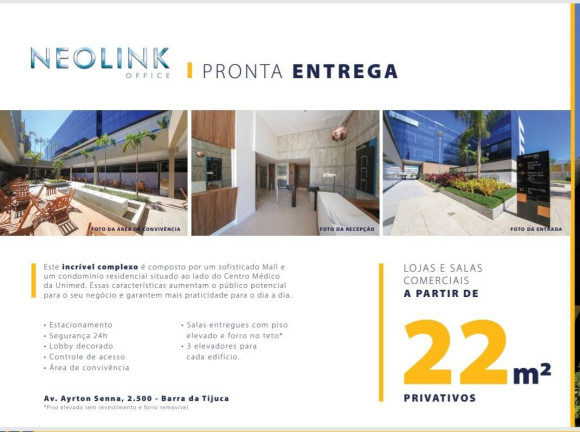 Imagem Sala Comercial à Venda, em Barra Da Tijuca - Rio De Janeiro Imagem Sala Comercial à Venda, em Barra Da Tijuca - Rio De Janeiro