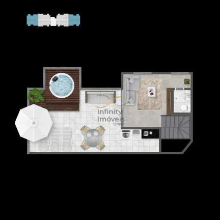 Imagem Cobertura com 2 Quartos à Venda, 104 m² em Fernão Dias - Belo Horizonte