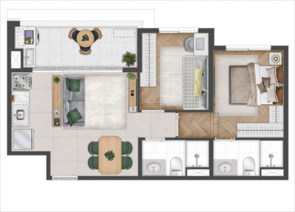 Imagem Apartamento com 2 Quartos à Venda, 47 m² em Ipiranga - São Paulo Imagem Apartamento com 2 Quartos à Venda, 47 m² em Ipiranga - São Paulo