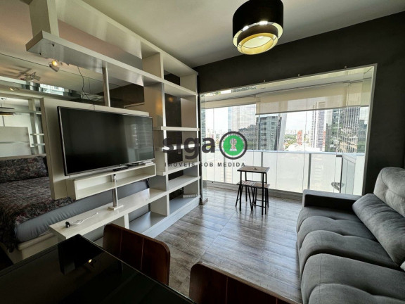 Imagem Apartamento com 1 Quarto para Alugar, 33 m² em Santo Amaro - São Paulo Imagem Apartamento com 1 Quarto para Alugar, 33 m² em Santo Amaro - São Paulo