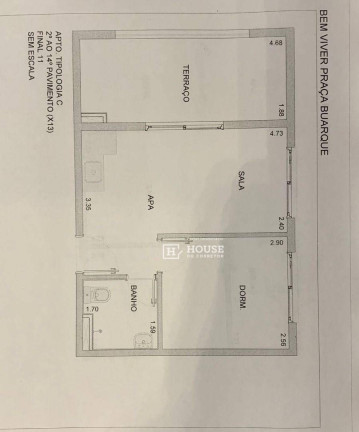 Imagem Apartamento com 1 Quarto à Venda, 37 m² em Vila Buarque - São Paulo