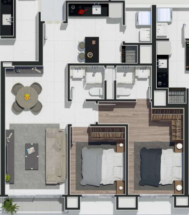 Imagem Apartamento com 1 Quarto à Venda, 65 m² em Zona Nova - Capão Da Canoa